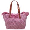 Τσάντα Παραλίας Cotton με Ρόμβους 50x35x14cm απο τα Καλοκαιρινά Είδη SUMMERtiempo 42-3119 623139