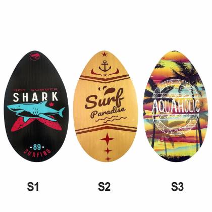 Σανίδα Ξύλινη Surf Skimboard 76x45cm  στην Κατηγορία Σανίδες - Πλωτήρες 