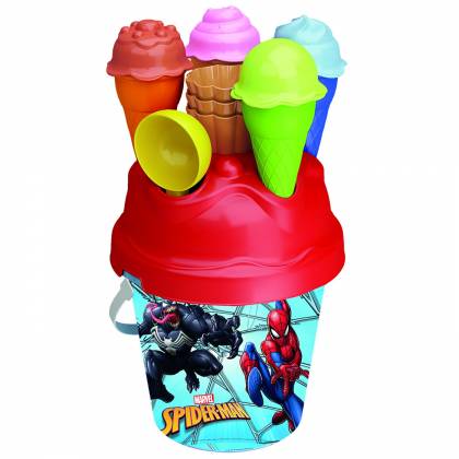 ΚΟΥΒΑΔΑΚΙ SPIDERMAN ΣΕΤ ΜΕ ΠΑΓΩΤΑ Φ18cm  στην Κατηγορία Κουβαδάκια - Φτυαράκια 
