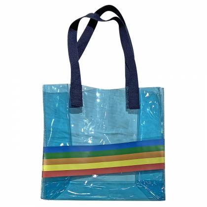 ΤΣΑΝΤΑ ΠΑΡΑΛΙΑΣ ΔΙΑΦΑΝΗ 31x30x11cm  στην Κατηγορία Τσάντες Θαλάσσης 