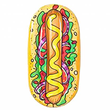 ΦΟΥΣΚΩΤΟ ΣΤΡΩΜΑ HOT DOG BESTWAY 190x109cm  στην Κατηγορία Φουσκωτά (δεν επιστρέφονται!) 