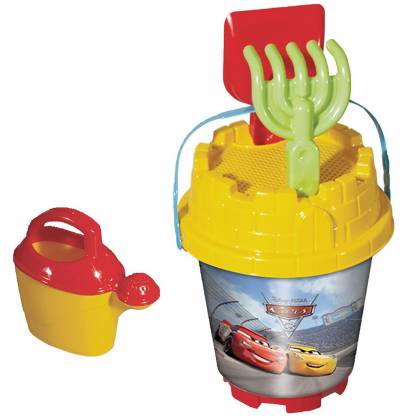 ΚΟΥΒΑΔΑΚΙ ΣΕΤ CARS  ΜΕ ΠΟΤΙΣΤΗΡΙ & ΑΞΕΣΟΥΑΡ Φ19cm (Υ35cm)  στην Κατηγορία Κουβαδάκια - Φτυαράκια 