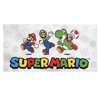 ΠΕΤΣΕΤΑ ΘΑΛΑΣΣΗΣ MICROFIBER SUPER MARIO 140x70cm  στην Κατηγορία Πετσέτες 