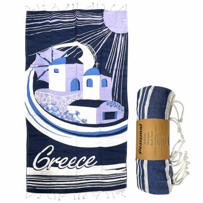 Πετσέτα Θαλάσσης Pestemal Greek Island ~280g 90x180cm  στην Κατηγορία Πετσέτες 