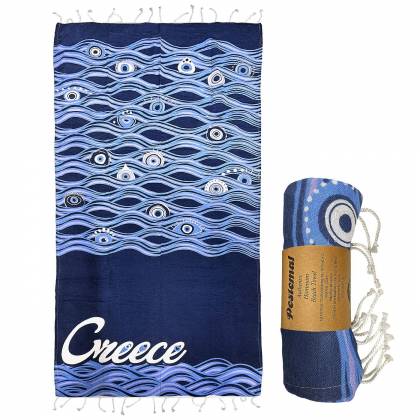 Πετσέτα Θαλάσσης Pestemal Μάτι Μεγάλο ~280g 90x180cm