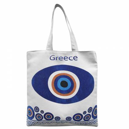 Τσάντα Βαμβακερή Τουριστική Μάτι 40x40x10cm  στην Κατηγορία Τσάντες Θαλάσσης 