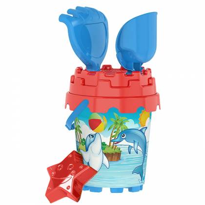 Κουβαδάκι Δελφίνια φ14cm σετ=5 τεμ Φ14cm  στην Κατηγορία Κουβαδάκια - Φτυαράκια 
