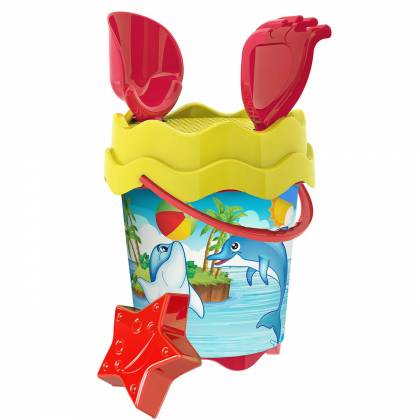 Κουβαδάκι Δελφίνια φ17cm σετ=5 τεμ Φ17cm  στην Κατηγορία Κουβαδάκια - Φτυαράκια 