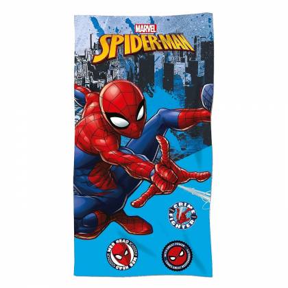 ΠΕΤΣΕΤΑ ΘΑΛΑΣΣΗΣ ΜΙΚΡΟΙΝΕΣ SPIDERMAN ΓΑΛΑΖΙΟ ΦΟΝΤΟ 140x70cm  στην Κατηγορία Πετσέτες 