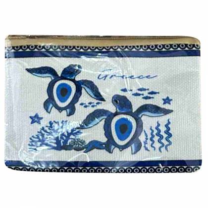 Νεσεσέρ Τσαντάκι Μικρό με Μάτι & Χελώνες 19x13cm  στην Κατηγορία Τσάντες Θαλάσσης 